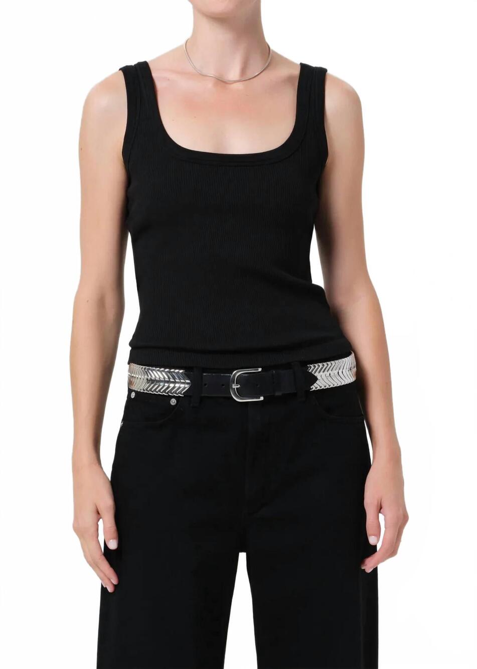 NEW CITIZENS OF HUMANITY faye tank in black